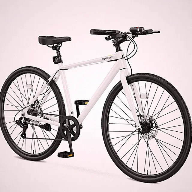 Adult Hybrid Bike 700C - Features Aluminum Frame & Step-Over Design, M/L.