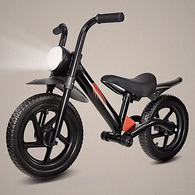 All-Terrain Kids Balance Bike 2-5 Years with Light, Upgraded Tires & Fenders