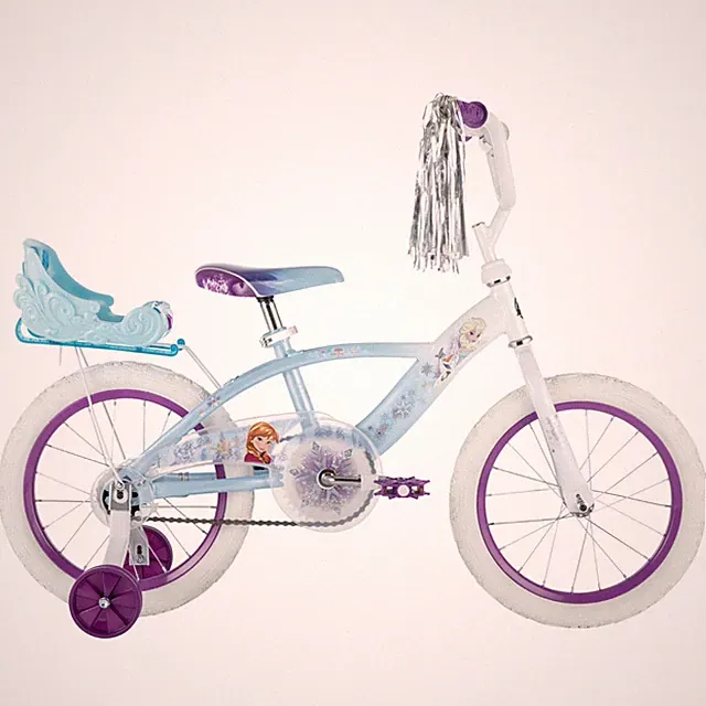 Huffy 16" Disney Frozen Kids' Bike, Fits Riders 3'5" - 4'0", Blue, Child, Girl's