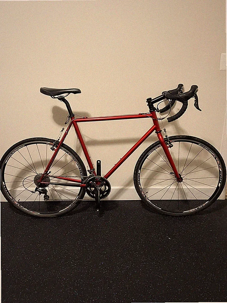 Large Steel Gravel Grinder/CX bike with Shimano 105 drivetrain