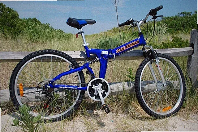 NEW COLUMBA 26" Alloy Folding Bike Shimano 18 speed Double Suspension RJ26A